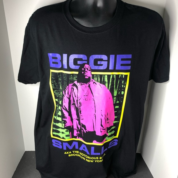 Notorious BIG Other - Notorious BIG Biggie Neon Tee TShirt